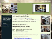 Tablet Screenshot of galeriemoon.nl